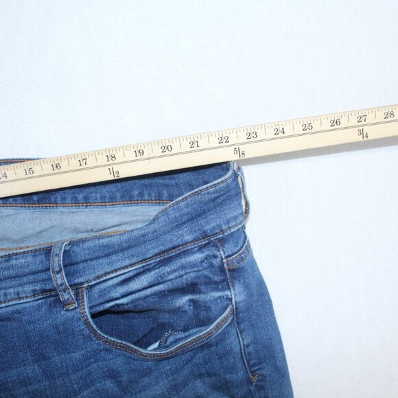 Kut From The Kloth Women Blue Jeans Denim Casual Size 24W - Picture 7 of 11